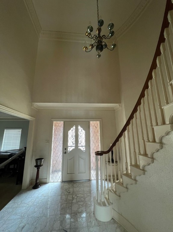 16702 Mandeville Court Spring, TX 77379 - Photo 3 of 15 a view of empty room with stairs and wooden floor