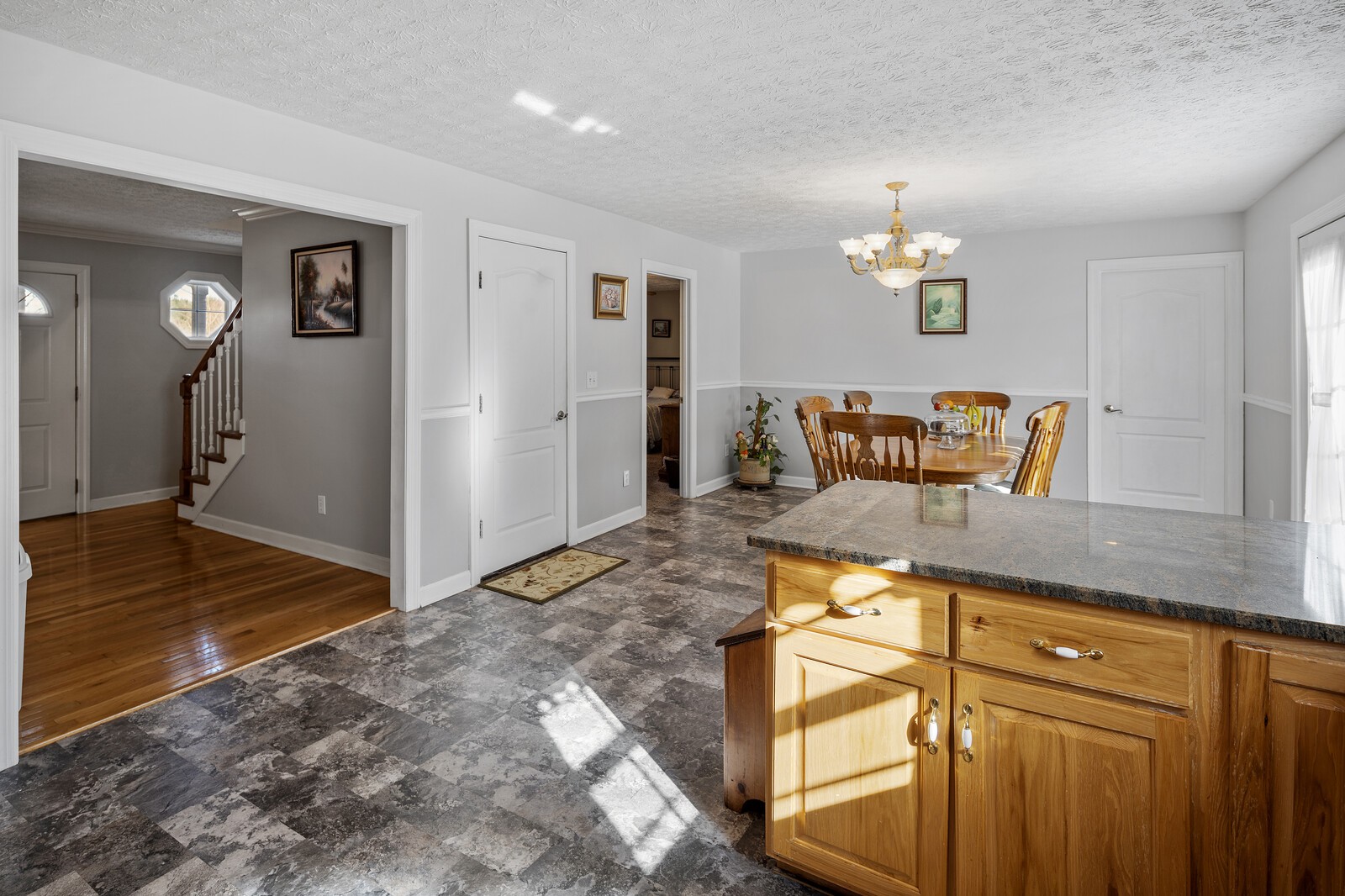 8035 Cedar Grove Road Cross Plains, TN 37049 - Photo 33 of 40 a spacious bathroom with a granite countertop sink and a mirror