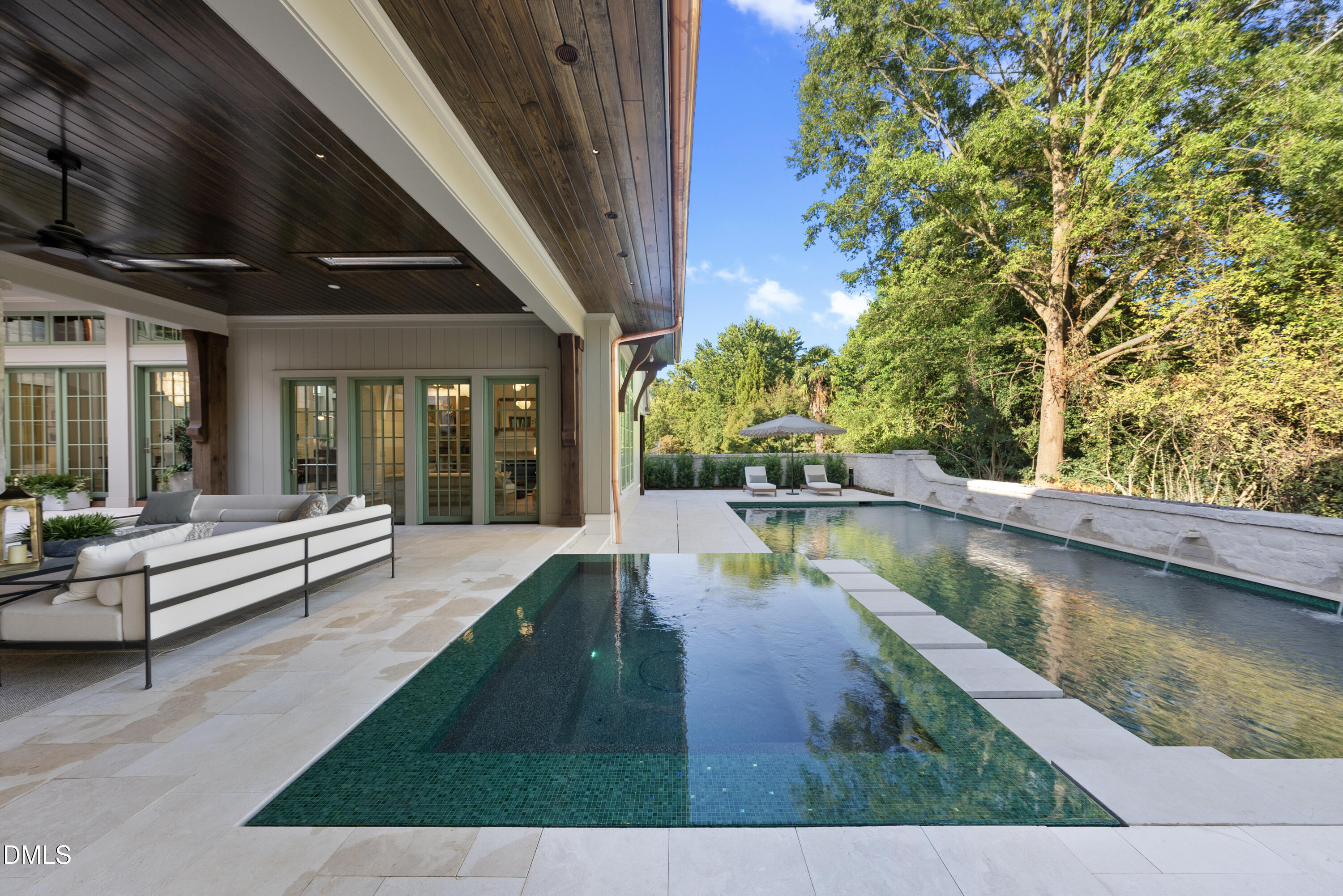 2128 Ridge Road Raleigh, NC 27607 - Photo 53 of 100 a view of swimming pool with outdoor seating