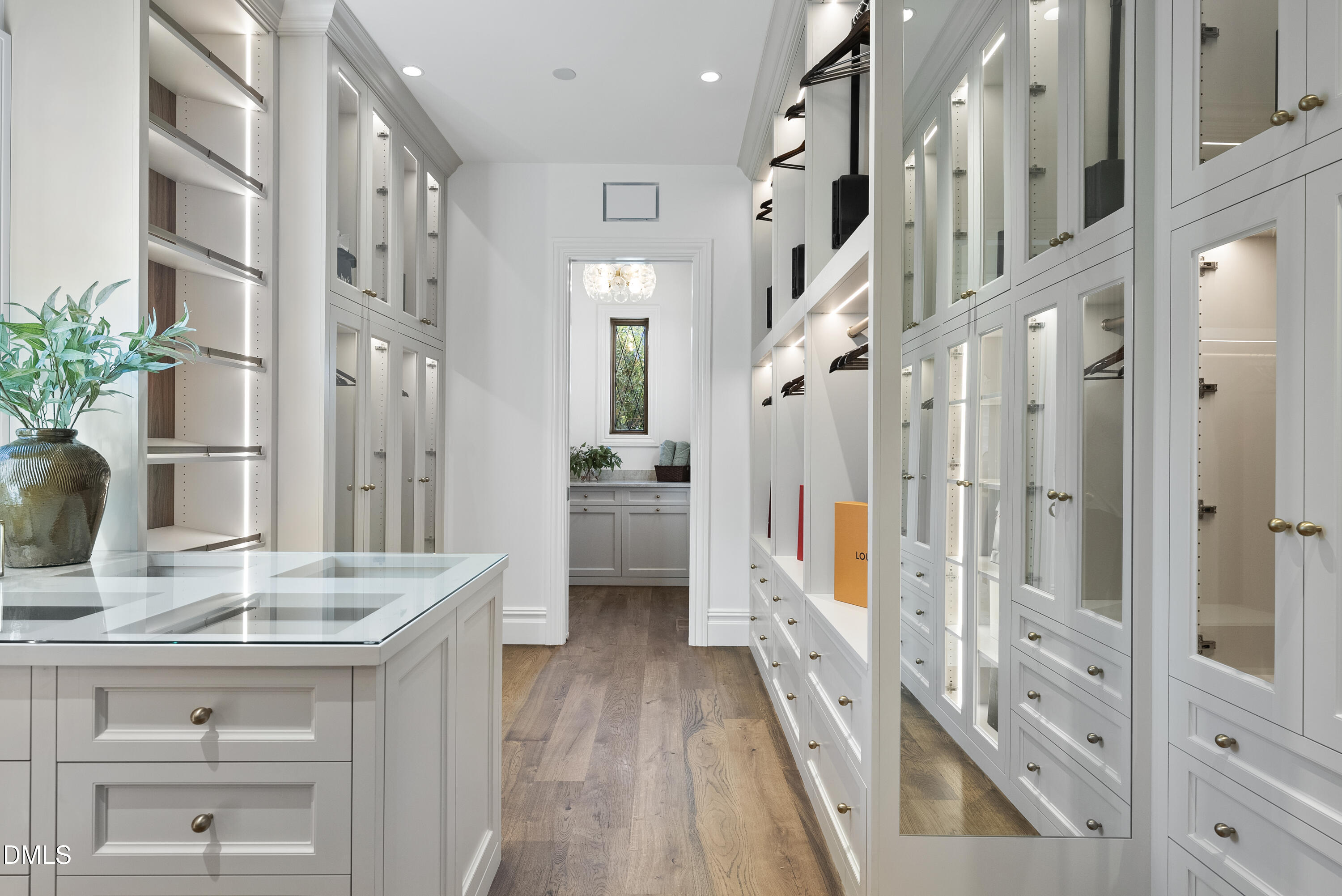 2128 Ridge Road Raleigh, NC 27607 - Photo 69 of 100 a spacious bathroom with a double vanity sink and a mirror