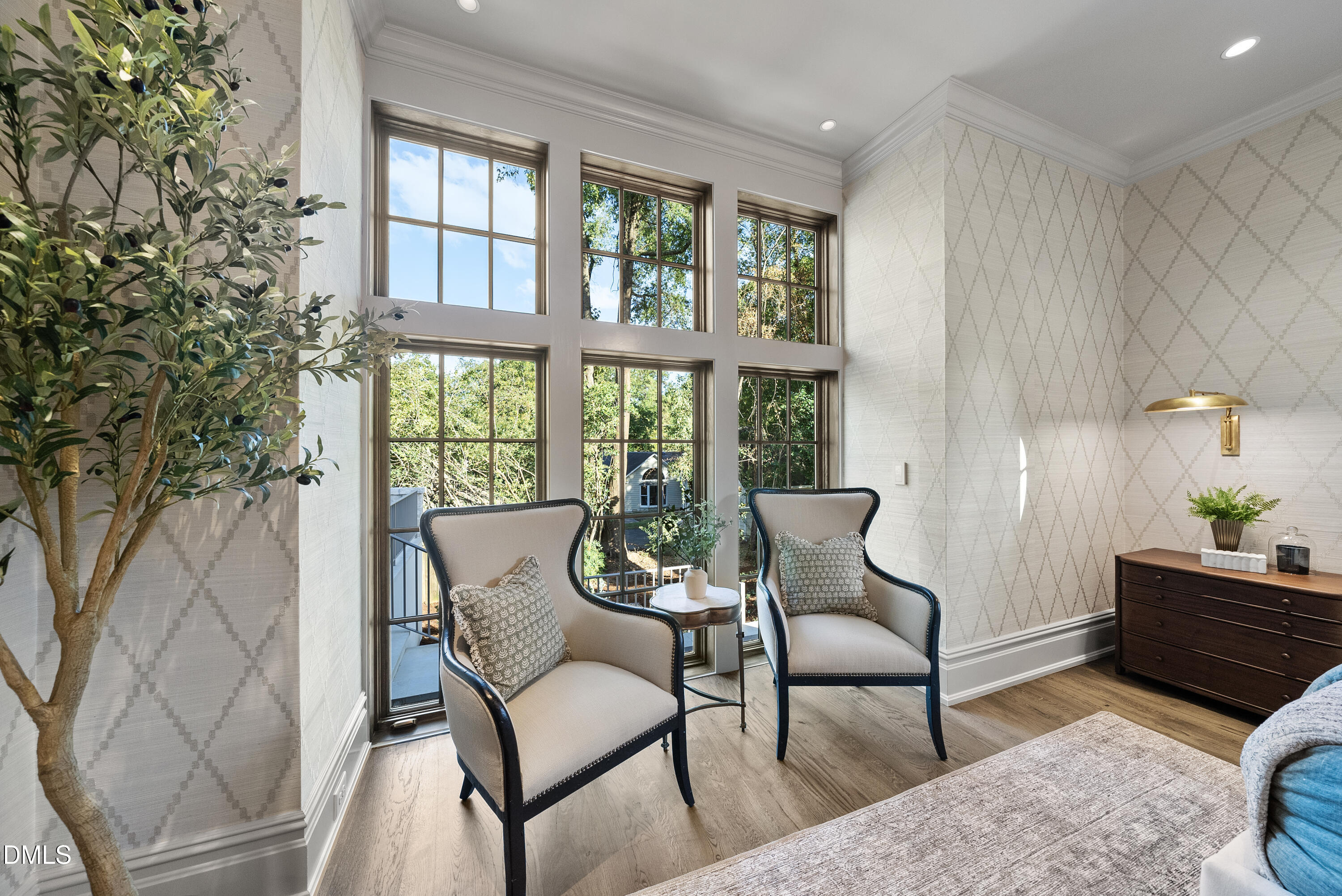 2128 Ridge Road Raleigh, NC 27607 - Photo 77 of 100 a living room with furniture and a window