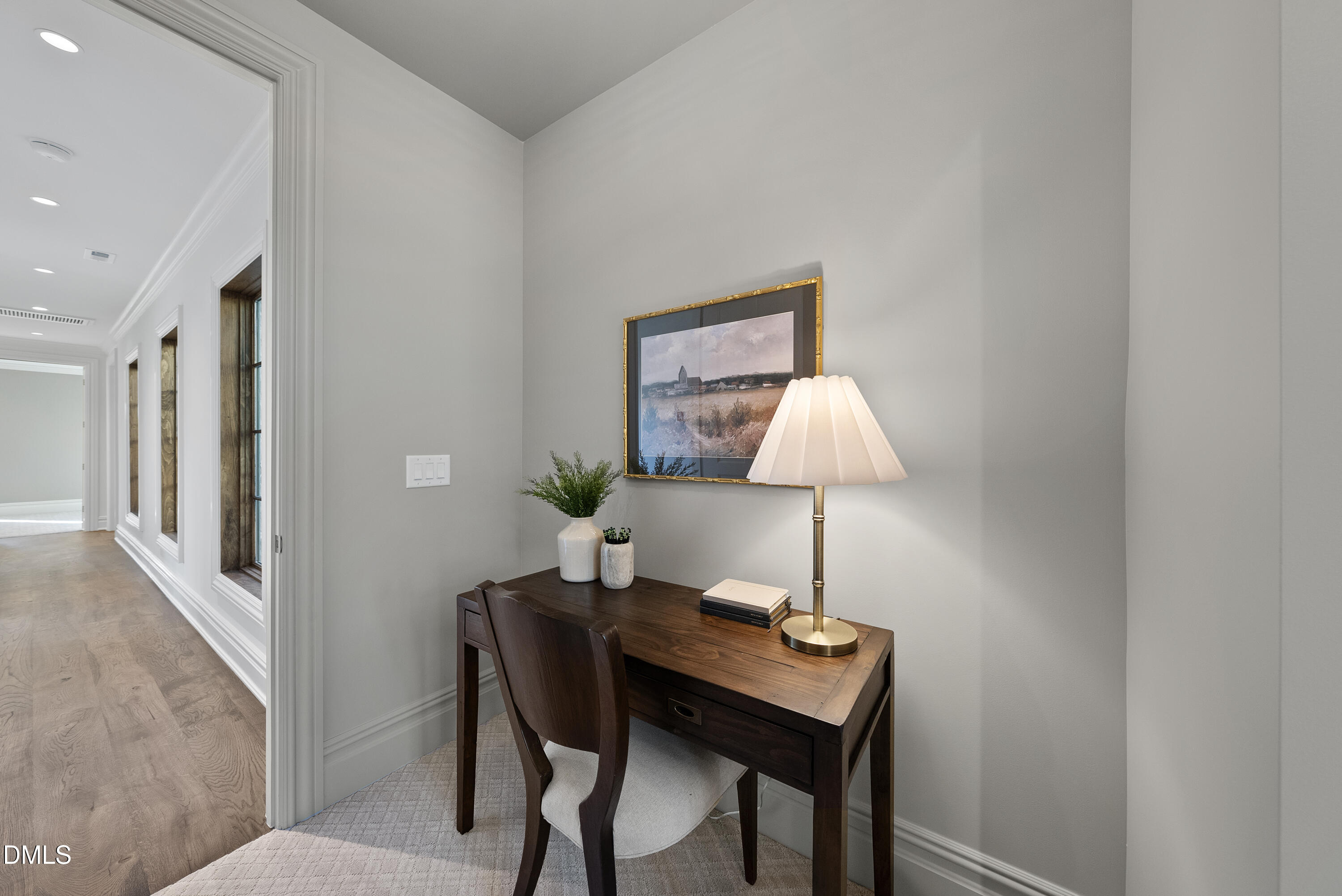 2128 Ridge Road Raleigh, NC 27607 - Photo 88 of 100 a view of a dining room with furniture and wooden floor