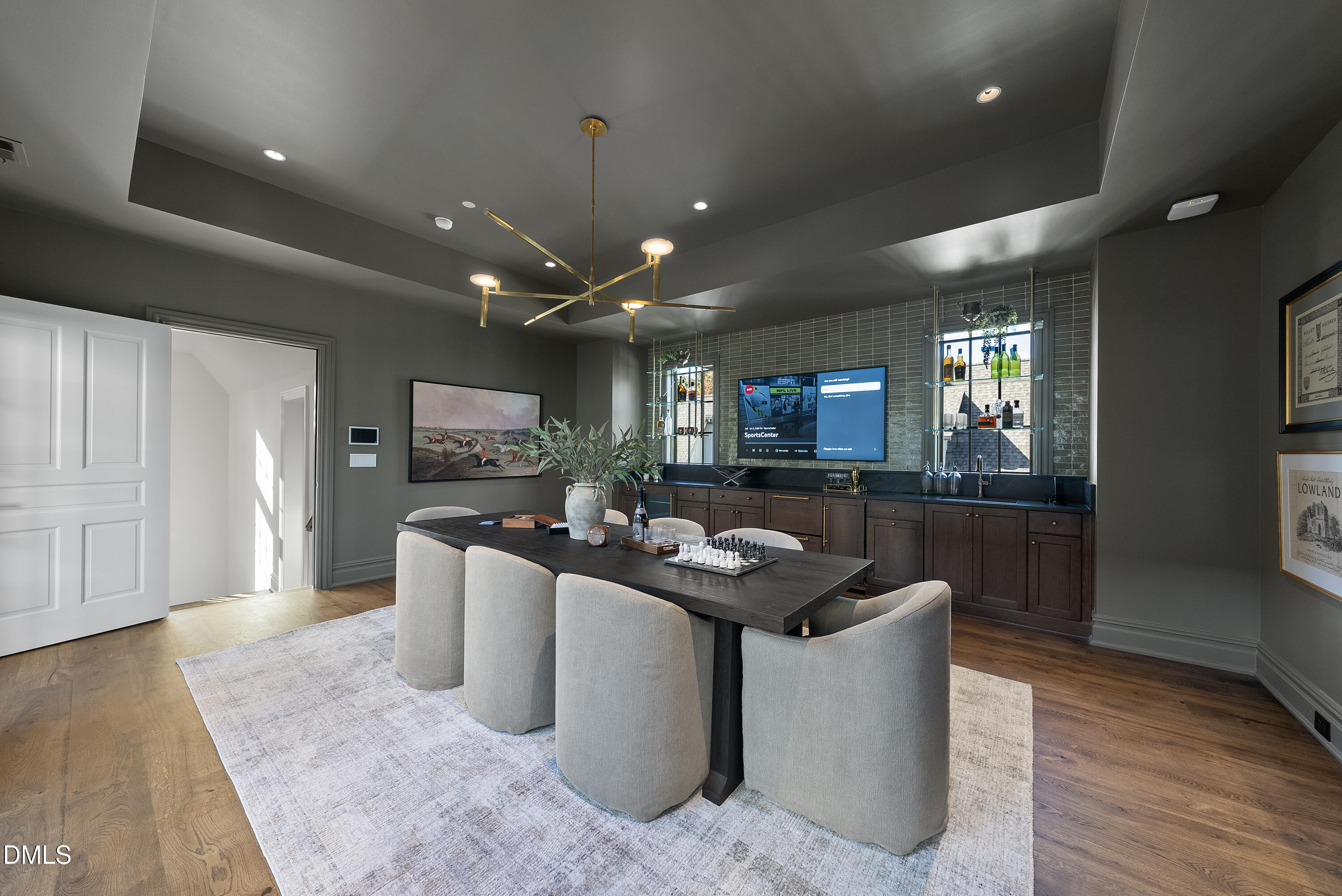 2128 Ridge Road Raleigh, NC 27607 - Photo 94 of 100 a kitchen with stainless steel appliances granite countertop a stove and a wooden floors