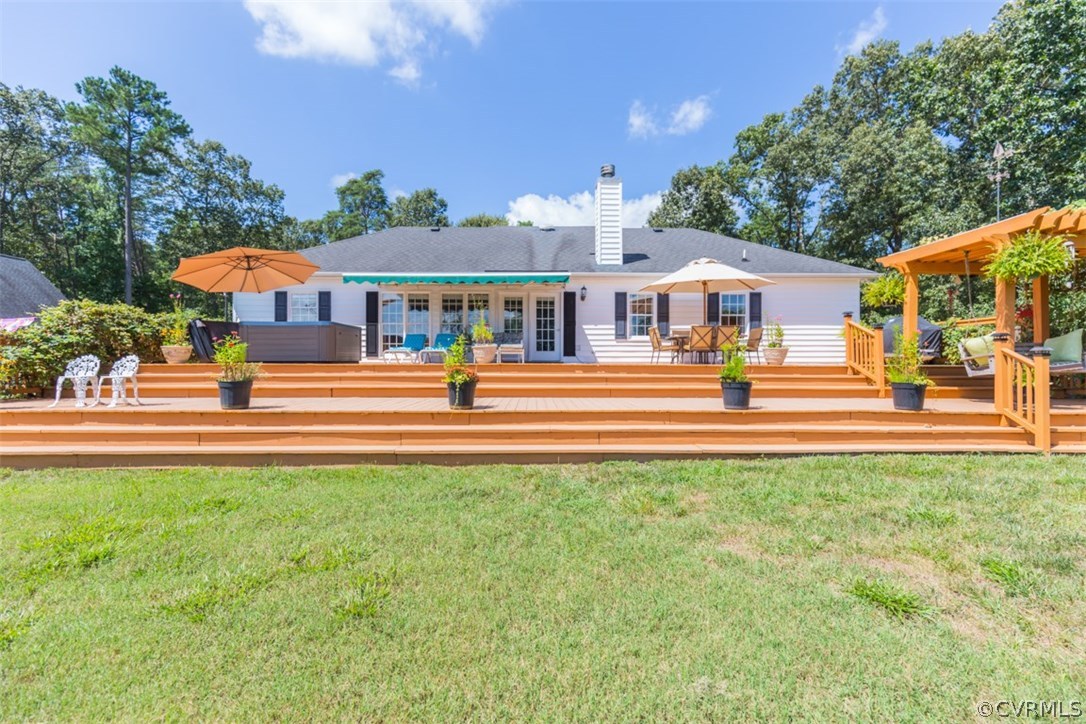 4829 Wakema Road West Point, VA 23181 - Photo 26 of 36 a front view of a house with a yard