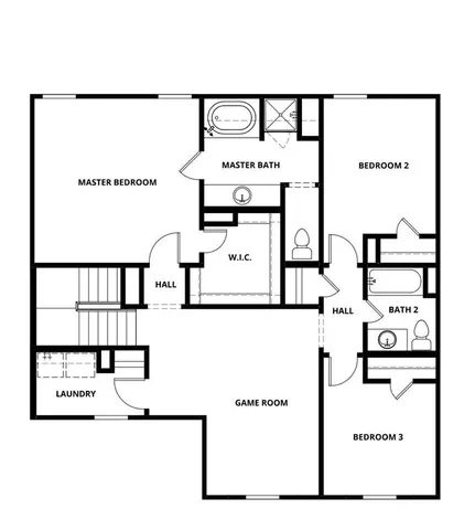 a picture of a floor plan