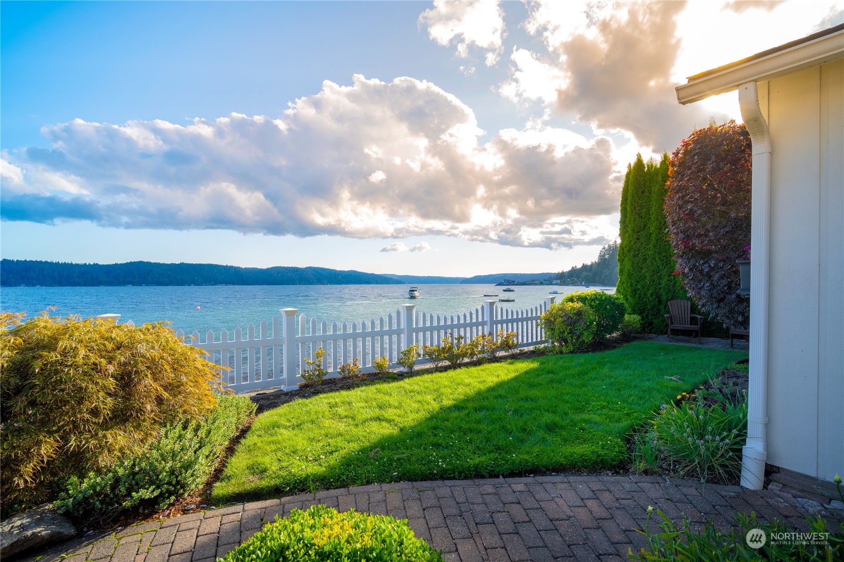 7681 Northeast North Shore Road Belfair, WA 98528 - Photo 31 of 40 a view of a garden with an outdoor space