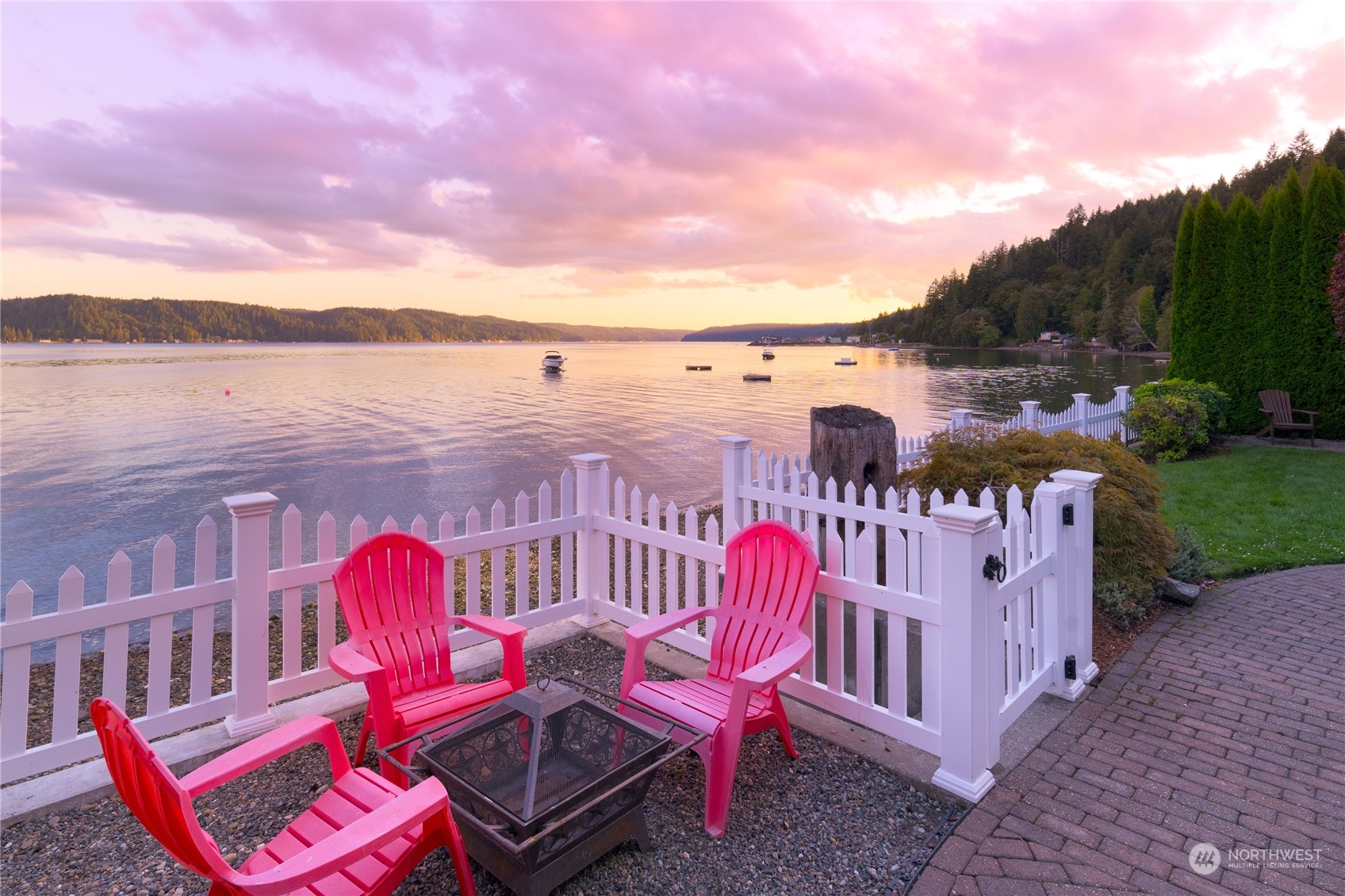 7681 Northeast North Shore Road Belfair, WA 98528 - Photo 32 of 40 a view of a chairs on the deck