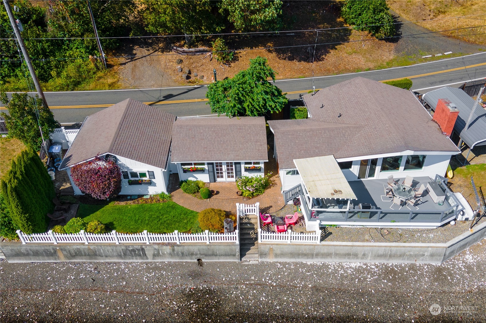 7681 Northeast North Shore Road Belfair, WA 98528 - Photo 38 of 40 an aerial view of a house