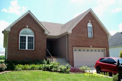 216 Foxrun Springfield, TN 37172 - Photo 2 of 21 a front view of a house with a garden