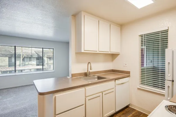 an empty room with window