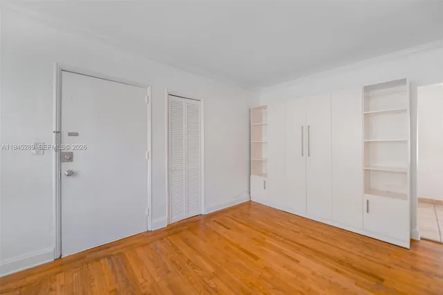 a view of empty room