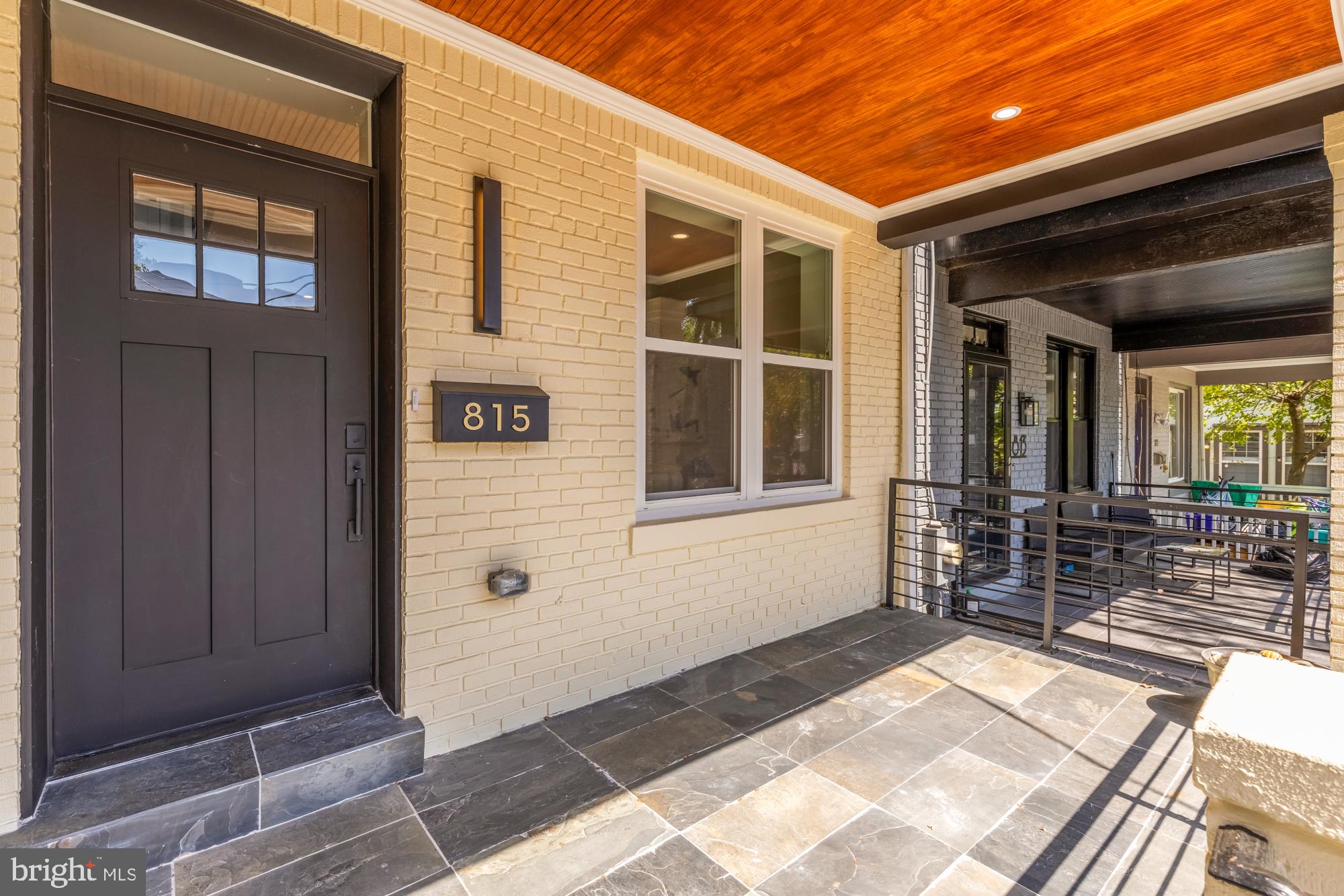 815 Marietta Place Northwest Washington, DC 20011 - Photo 2 of 44 a front view of a house with outdoor seating