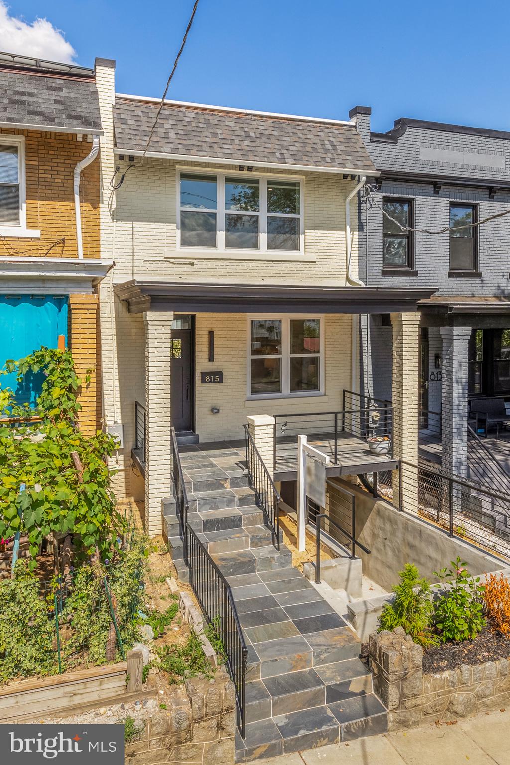 815 Marietta Place Northwest Washington, DC 20011 - Photo 44 of 44 a front view of a house with a porch
