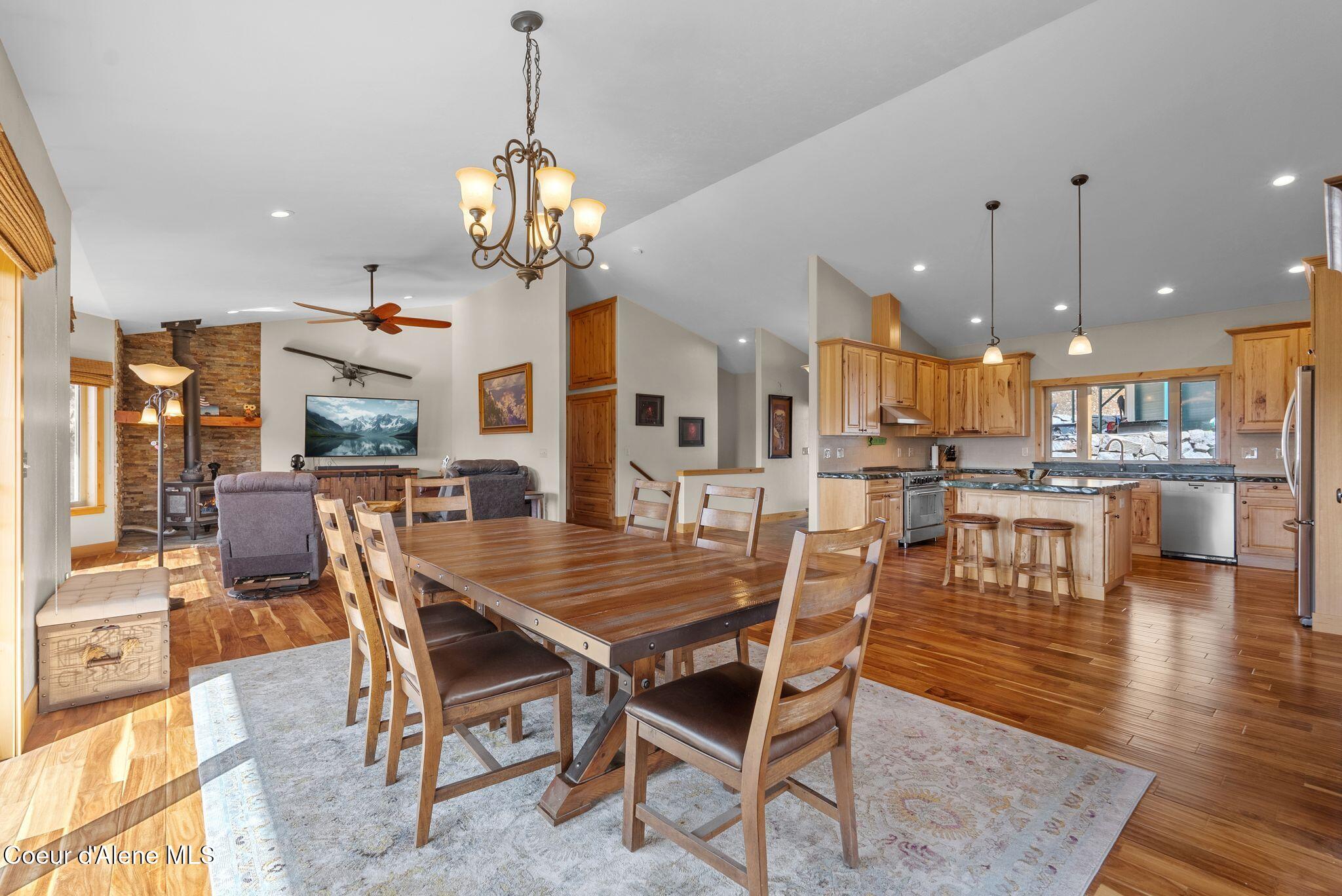 422 Lightning Peak Road Sandpoint, ID 83864 - Photo 8 of 92 Hardwood floors throughout
