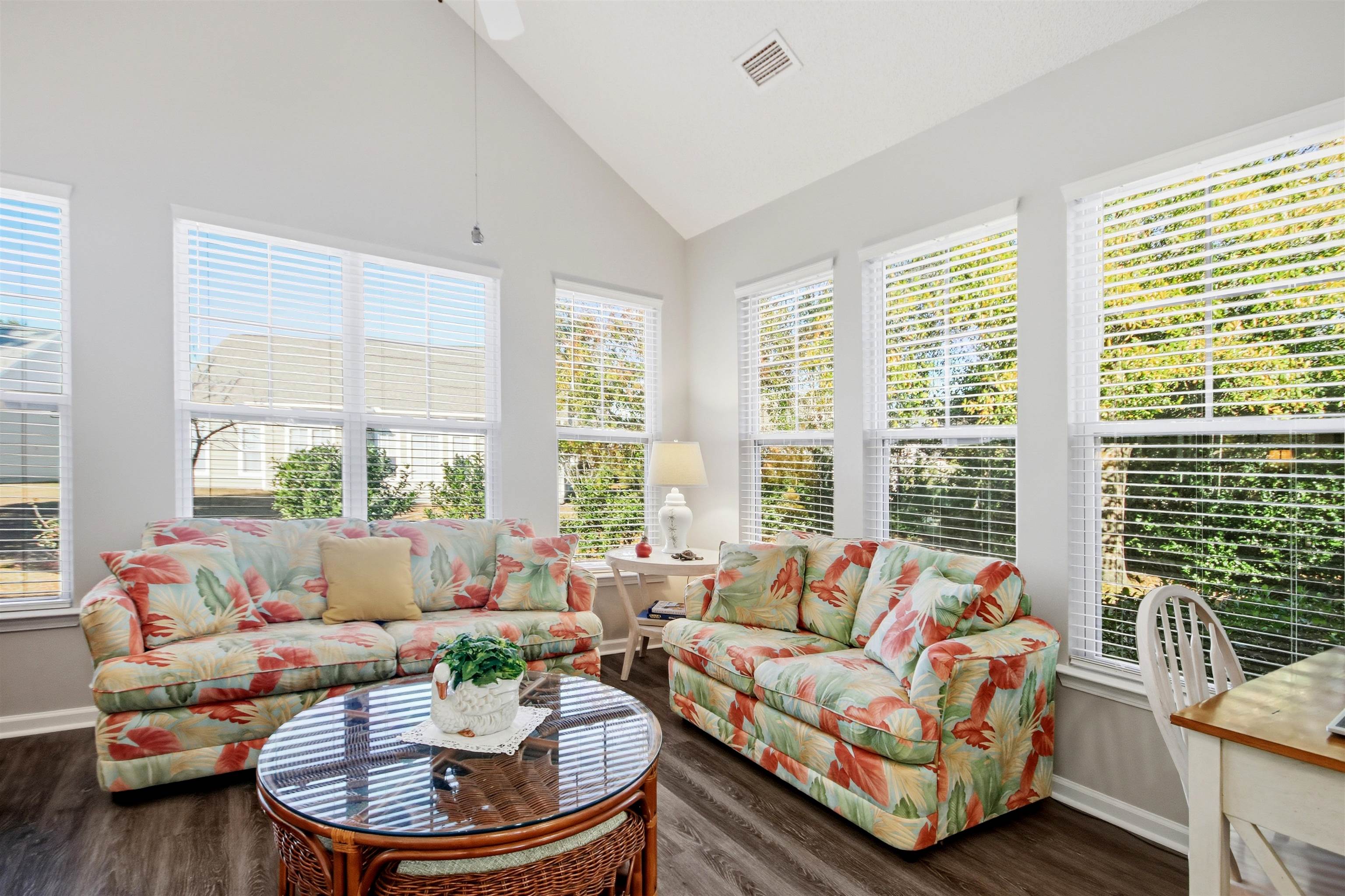 4 Guillemont Court Murrells Inlet, SC 29576 - Photo 14 of 40 Sunroom / solarium featuring vaulted ceiling and plenty of natural light