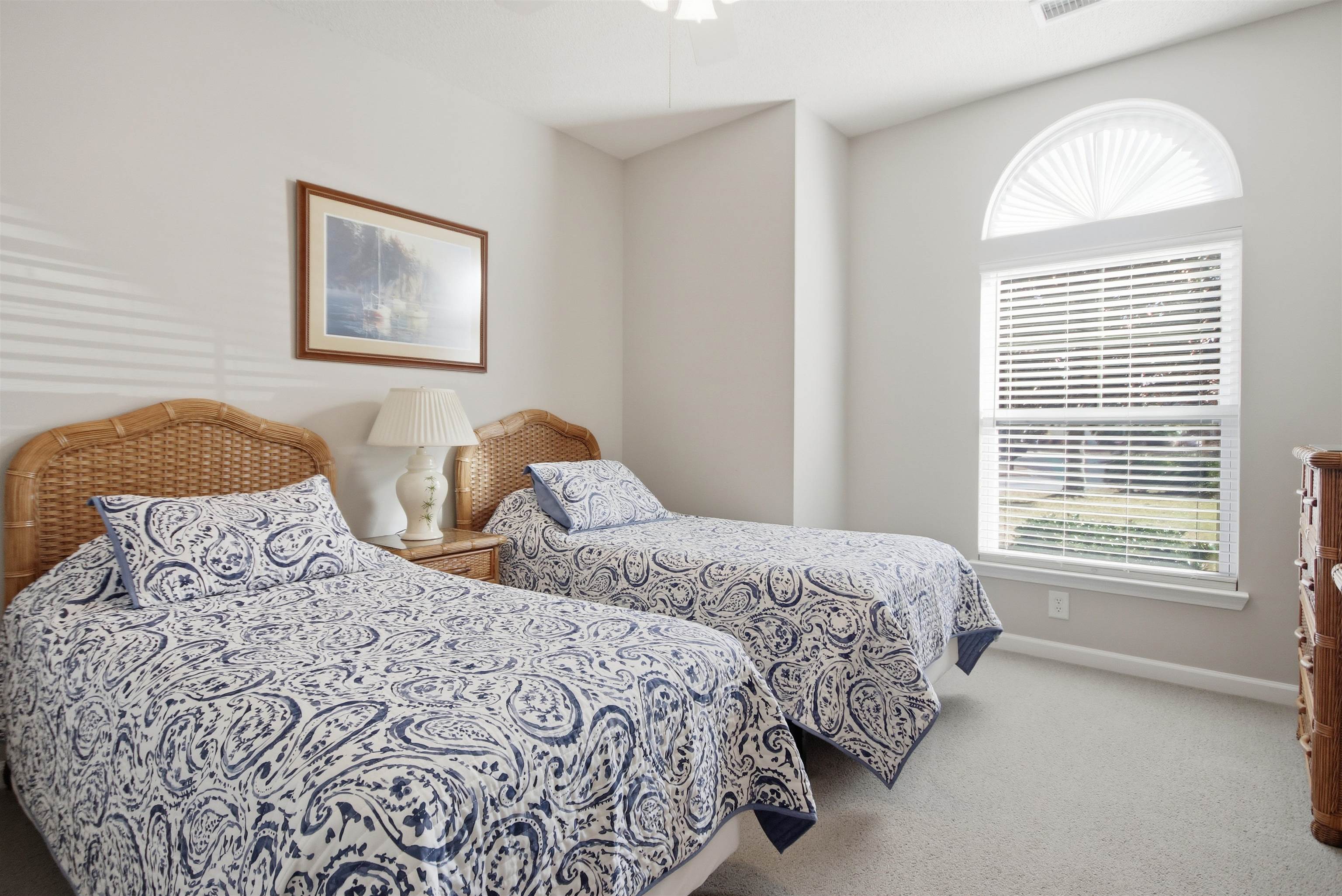 4 Guillemont Court Murrells Inlet, SC 29576 - Photo 18 of 40 Carpeted bedroom with baseboards and a ceiling fan