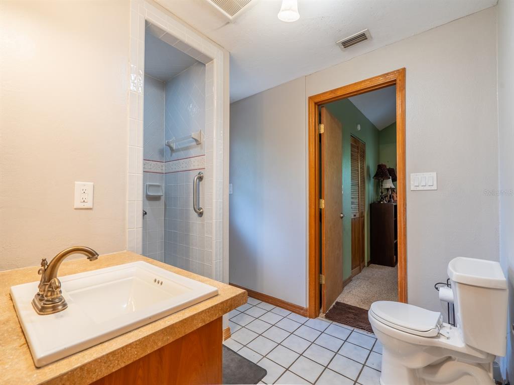 23610 Northeast 154th Place Road Fort McCoy, FL 32134 - Photo 18 of 44 a bathroom with a sink a toilet and mirror