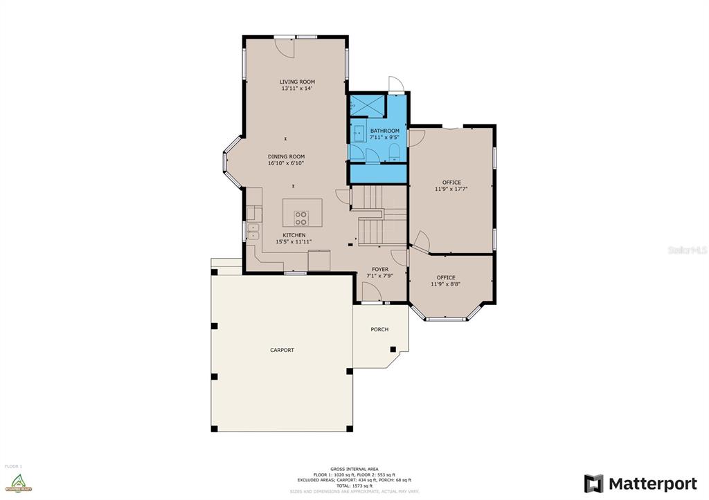 23610 Northeast 154th Place Road Fort McCoy, FL 32134 - Photo 43 of 44 a picture of floor plan