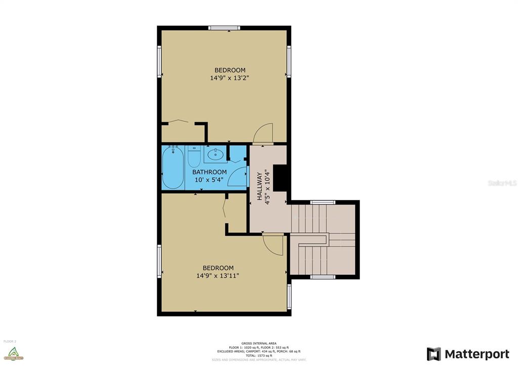 23610 Northeast 154th Place Road Fort McCoy, FL 32134 - Photo 44 of 44 a picture of floor plan