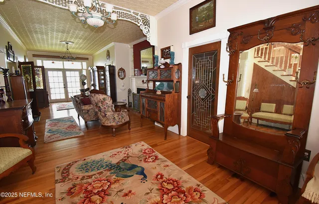 a view of a lake with a mountain in the background