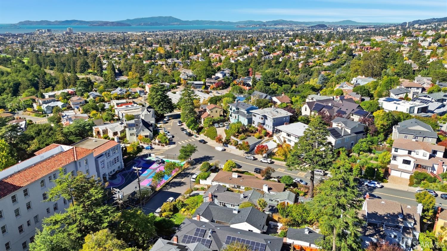 4614 Jacobus Avenue Oakland, CA 94618 - Photo 37 of 40 an aerial view of multiple house