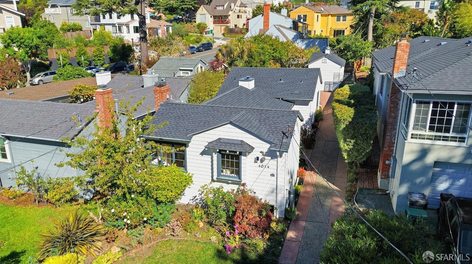 4614 Jacobus Avenue Oakland, CA 94618 - Photo 39 of 40 an aerial view of a house