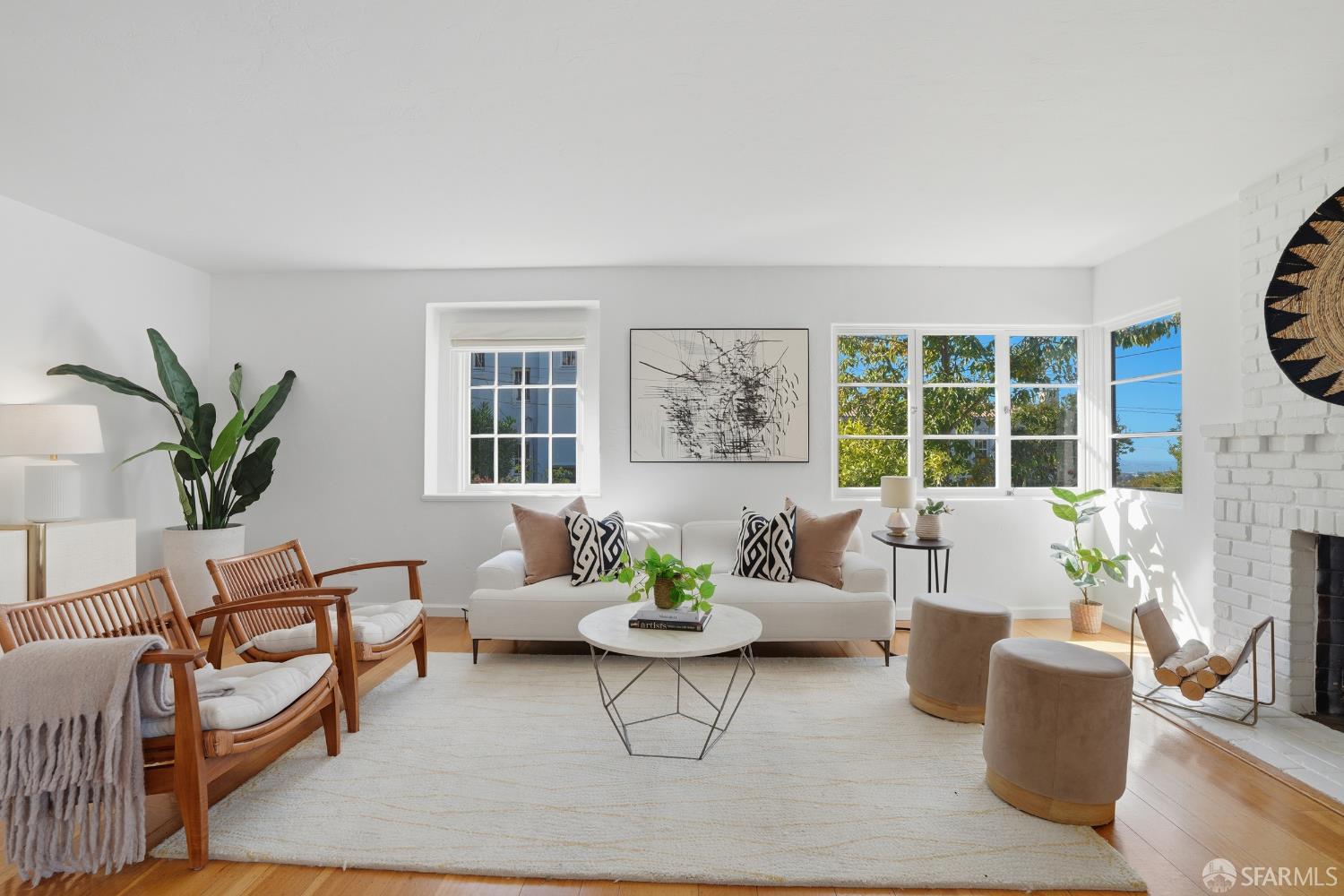 4614 Jacobus Avenue Oakland, CA 94618 - Photo 8 of 40 a living room with furniture and a large window