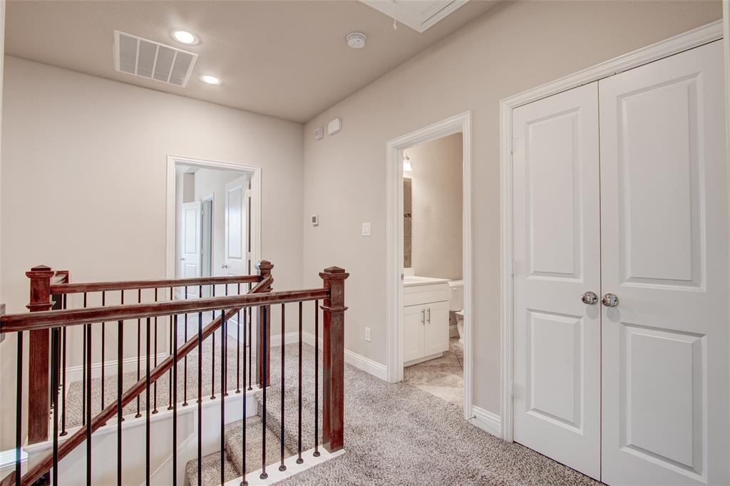6156 Rilla Street Frisco, TX 75035 - Photo 18 of 32 a view of a hallway with closet and entryway