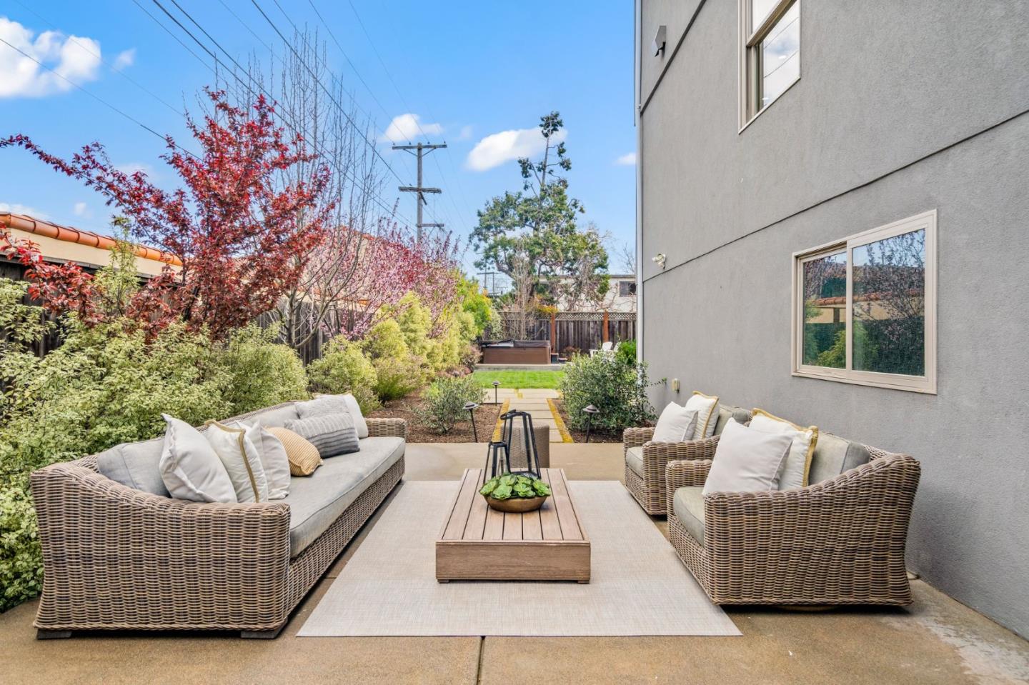 511 Corbitt Drive Burlingame, CA 94010 - Photo 35 of 43 a living room with furniture and a potted plant