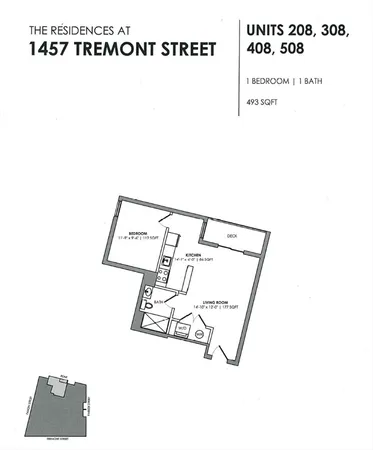 $3,195 | 1457 Tremont Street, Unit 308, Boston, MA 02120