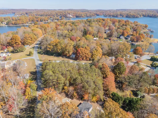 a view of lake and mountain