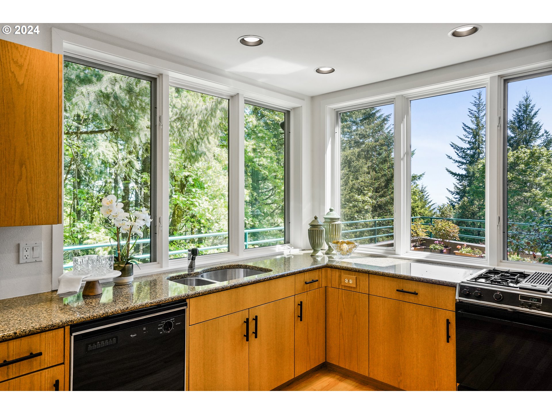 6815 Northwest Concord Drive Corvallis, OR 97330 - Photo 10 of 48 a kitchen with a sink and large window