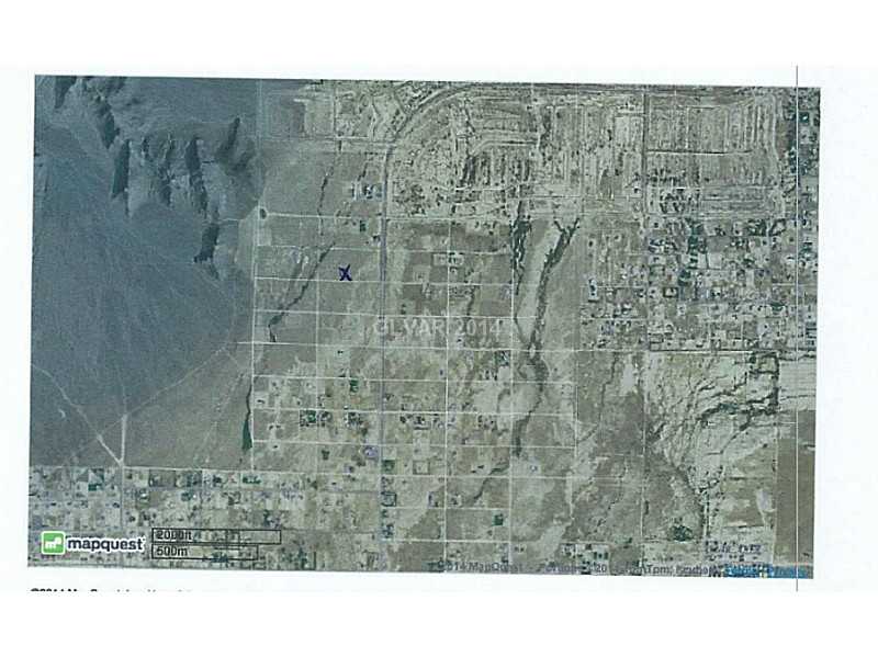 2091 Ricksue Street Pahrump, NV 89060 - Photo 6 of 8 Property Photo. Aerial view. "X" is approximately placed