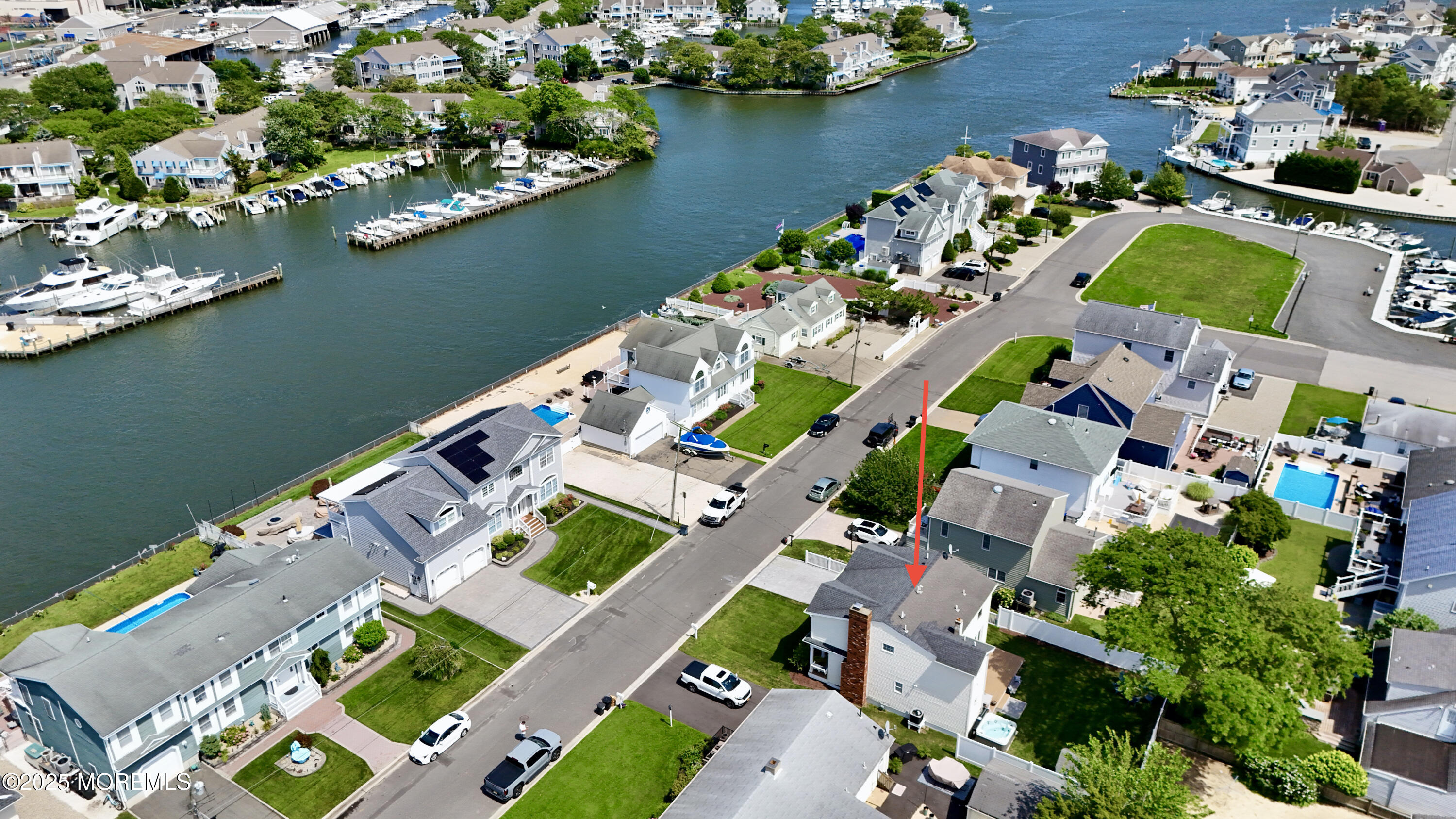 1810 Shore Boulevard Point Pleasant, NJ 08742 - Photo 11 of 49 an aerial view of a house with a ocean view