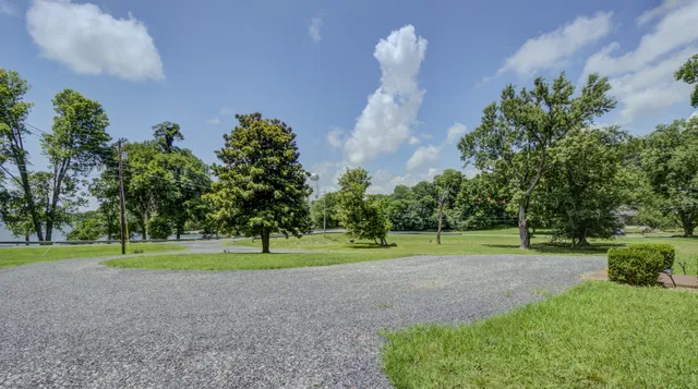 a view of a dining room with furniture a chandelier and wooden floor