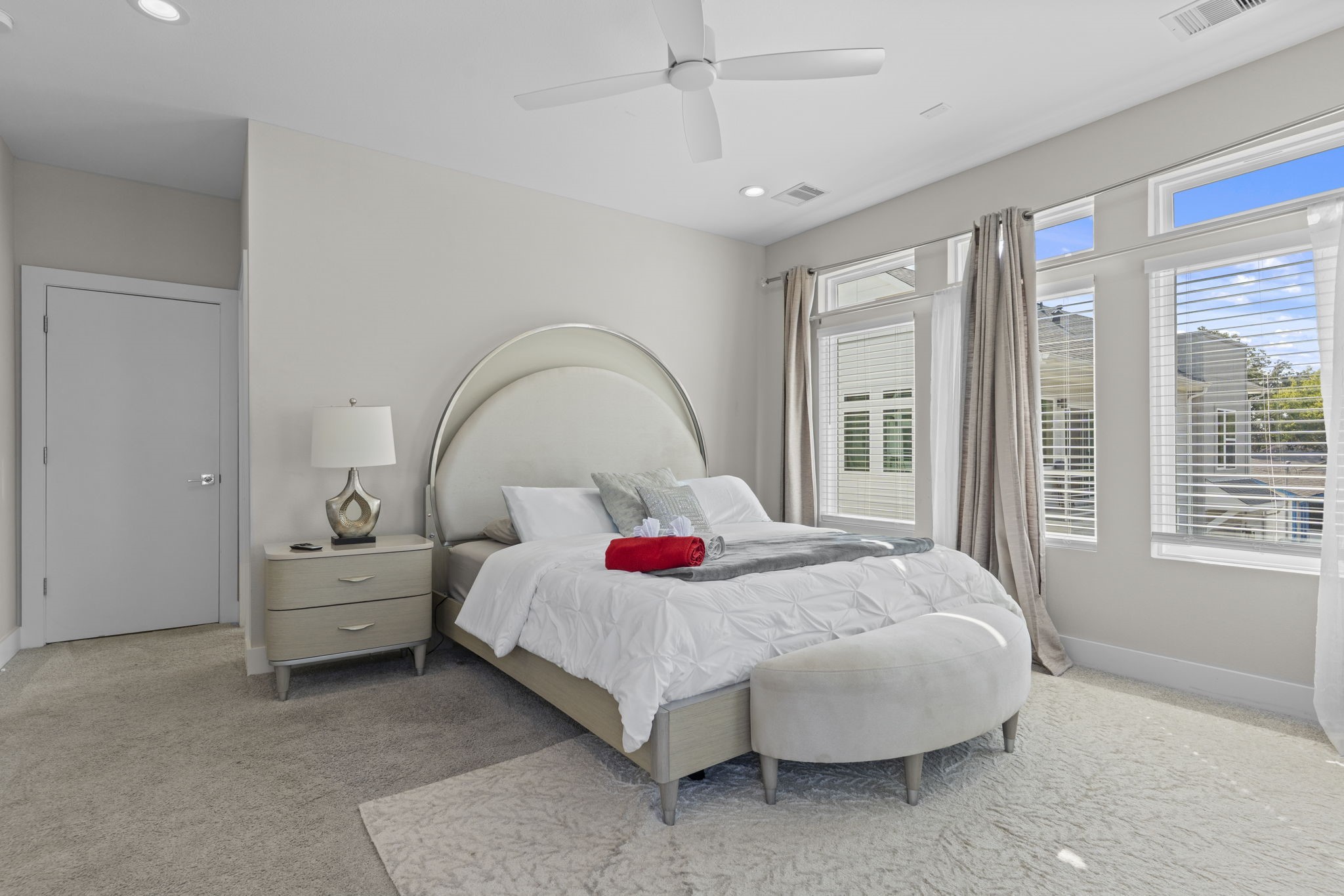 851 Prosper Street Houston, TX 77088 - Photo 37 of 50 a bedroom with bed and window