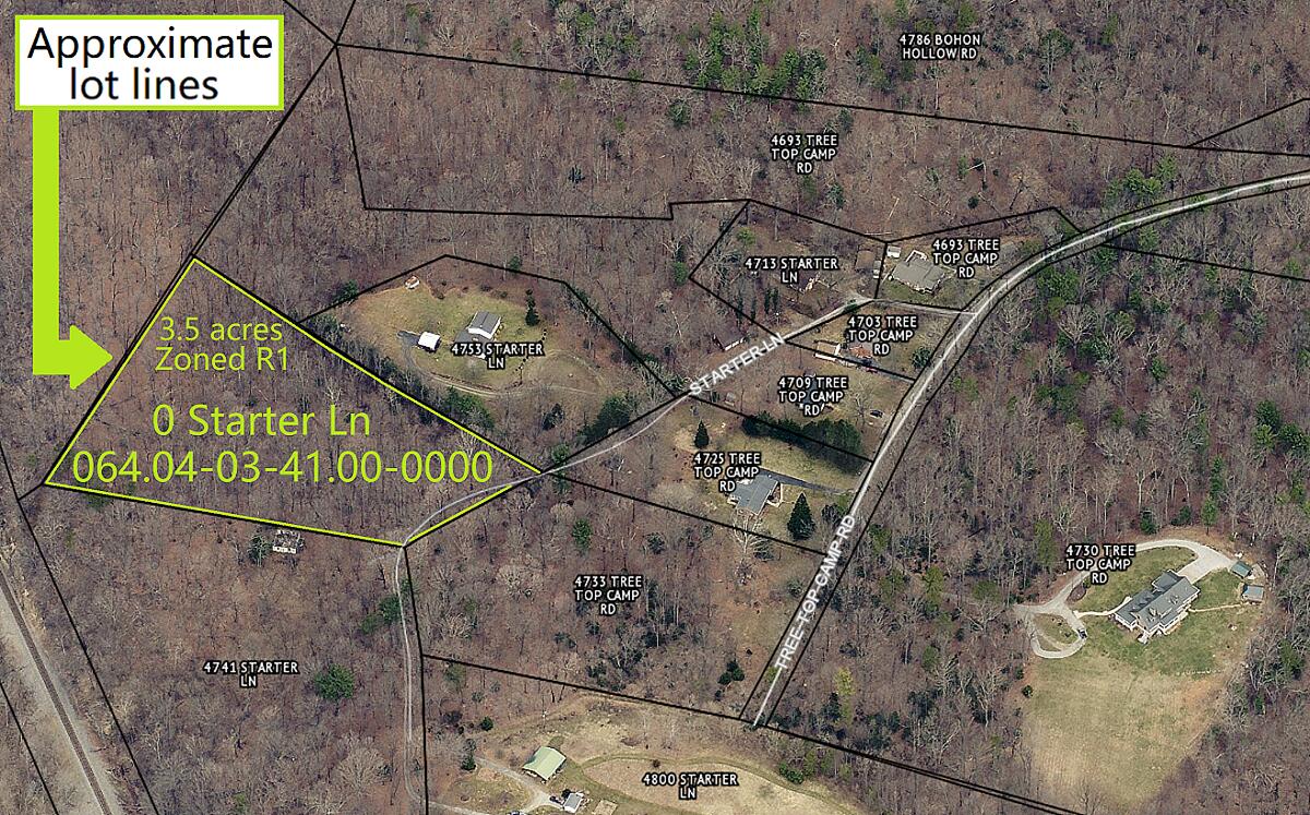 0 Starter Lane Salem, VA 24153 - Photo 2 of 2 a street sign that is on a wooden wall