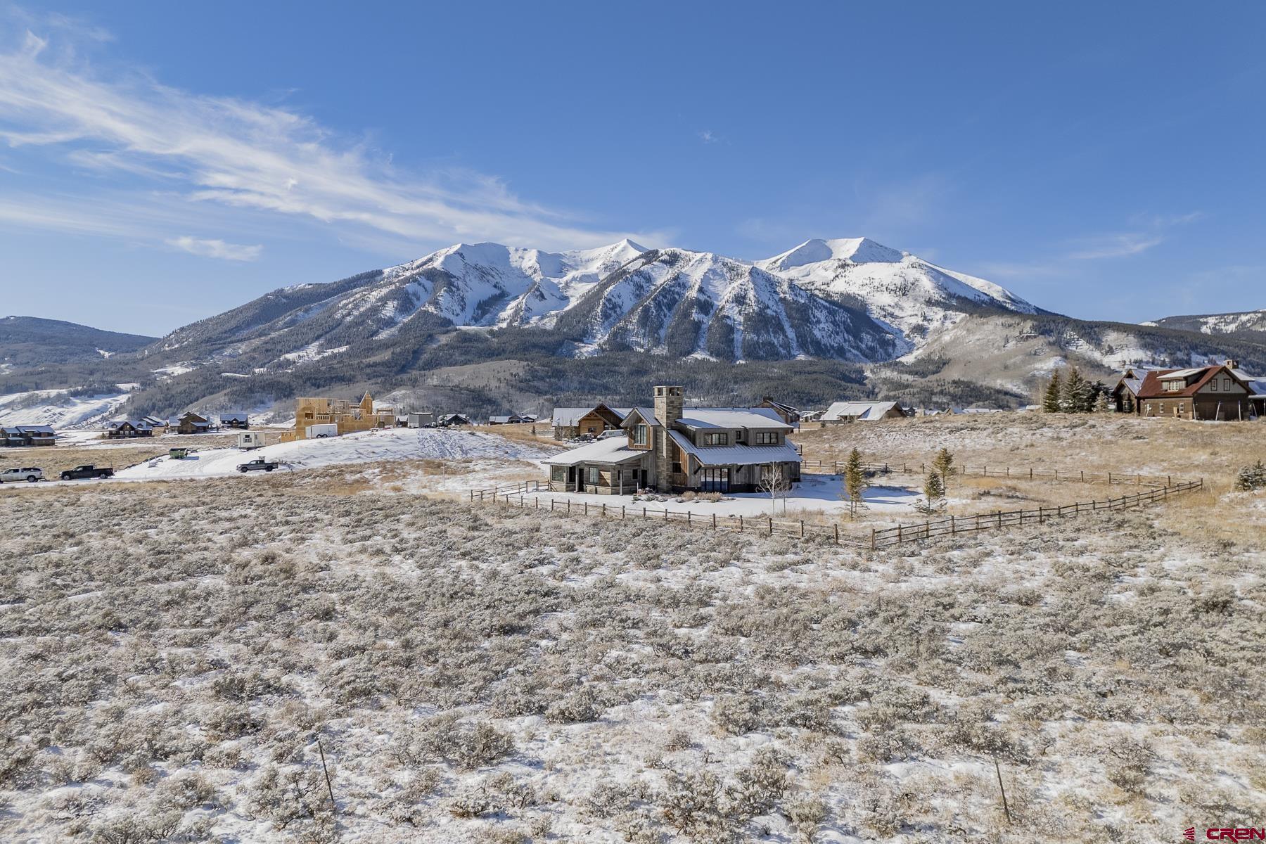 103 Buckhorn Way Crested Butte, CO 81224 - Photo 16 of 19 a view of a dry yard with lots of trees
