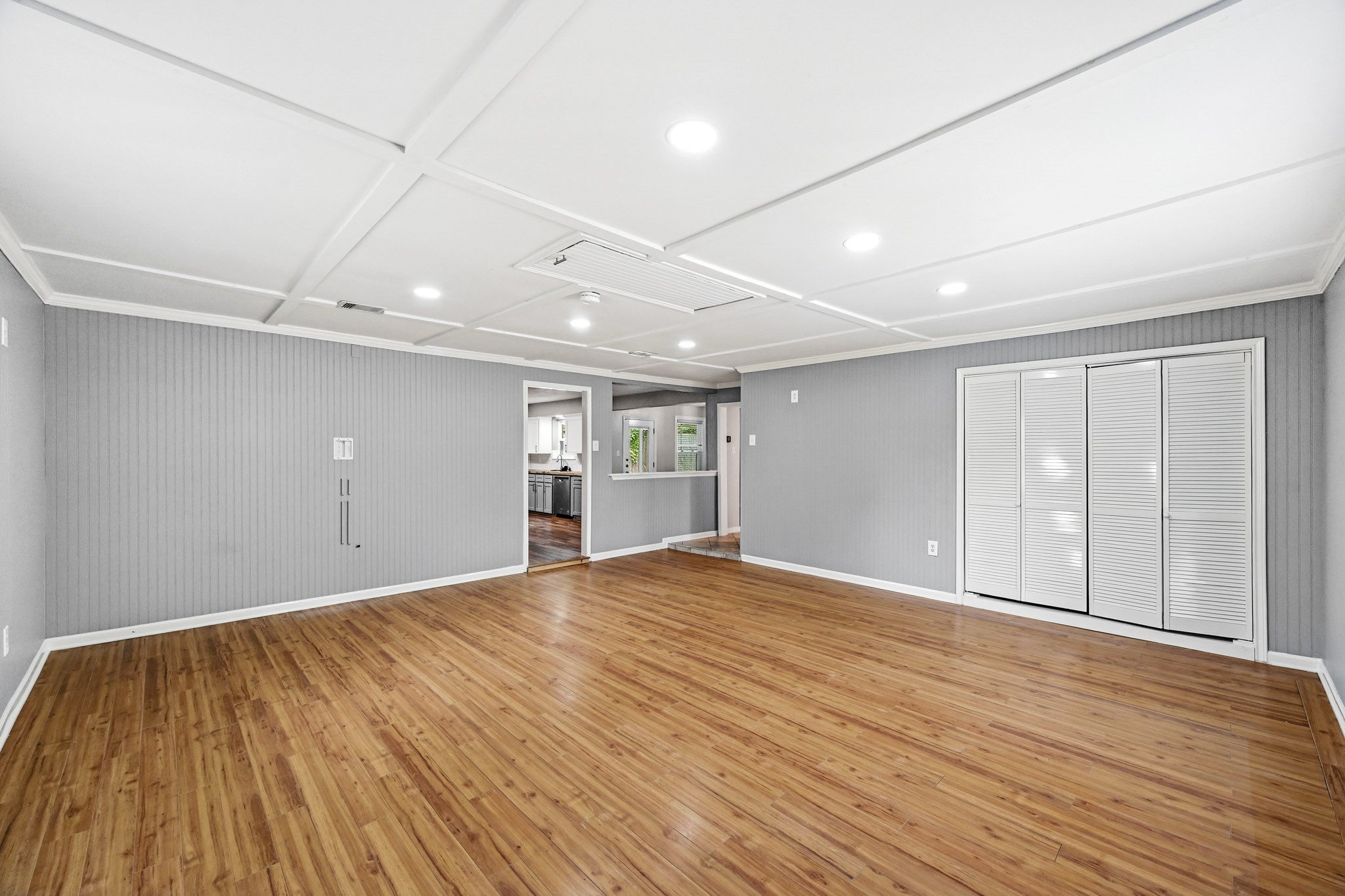3602 Sweet Gum Spring, TX 77388 - Photo 6 of 30 a view of an empty room with wooden floor and a window