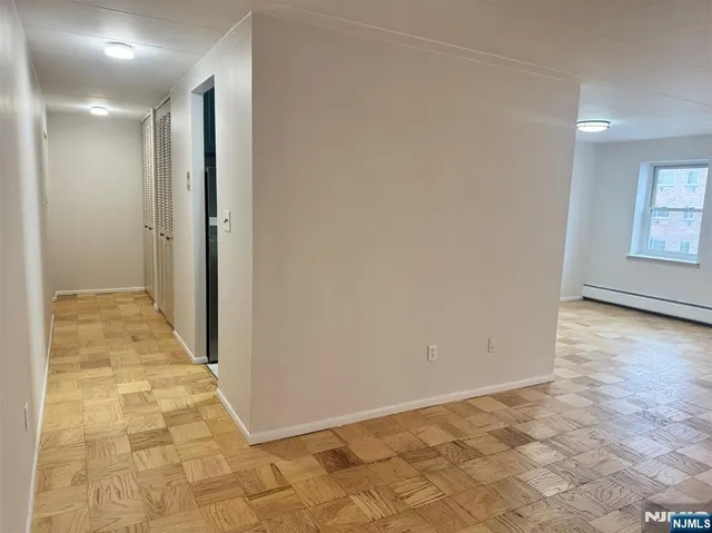 a view of hallway with window