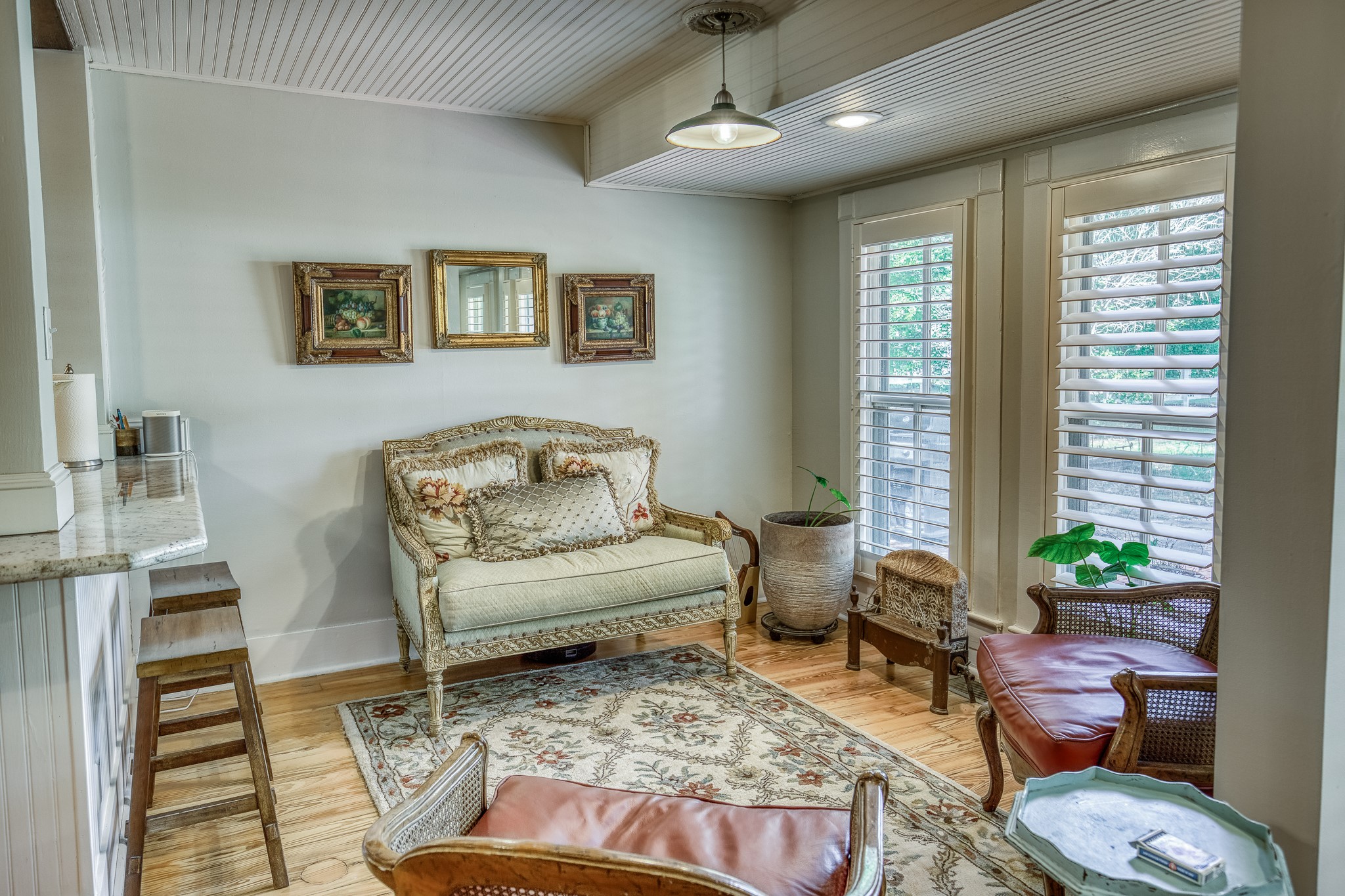235 Hickory Road New Ulm, TX 78950 - Photo 22 of 43 a living room with furniture or couch and a potted plant