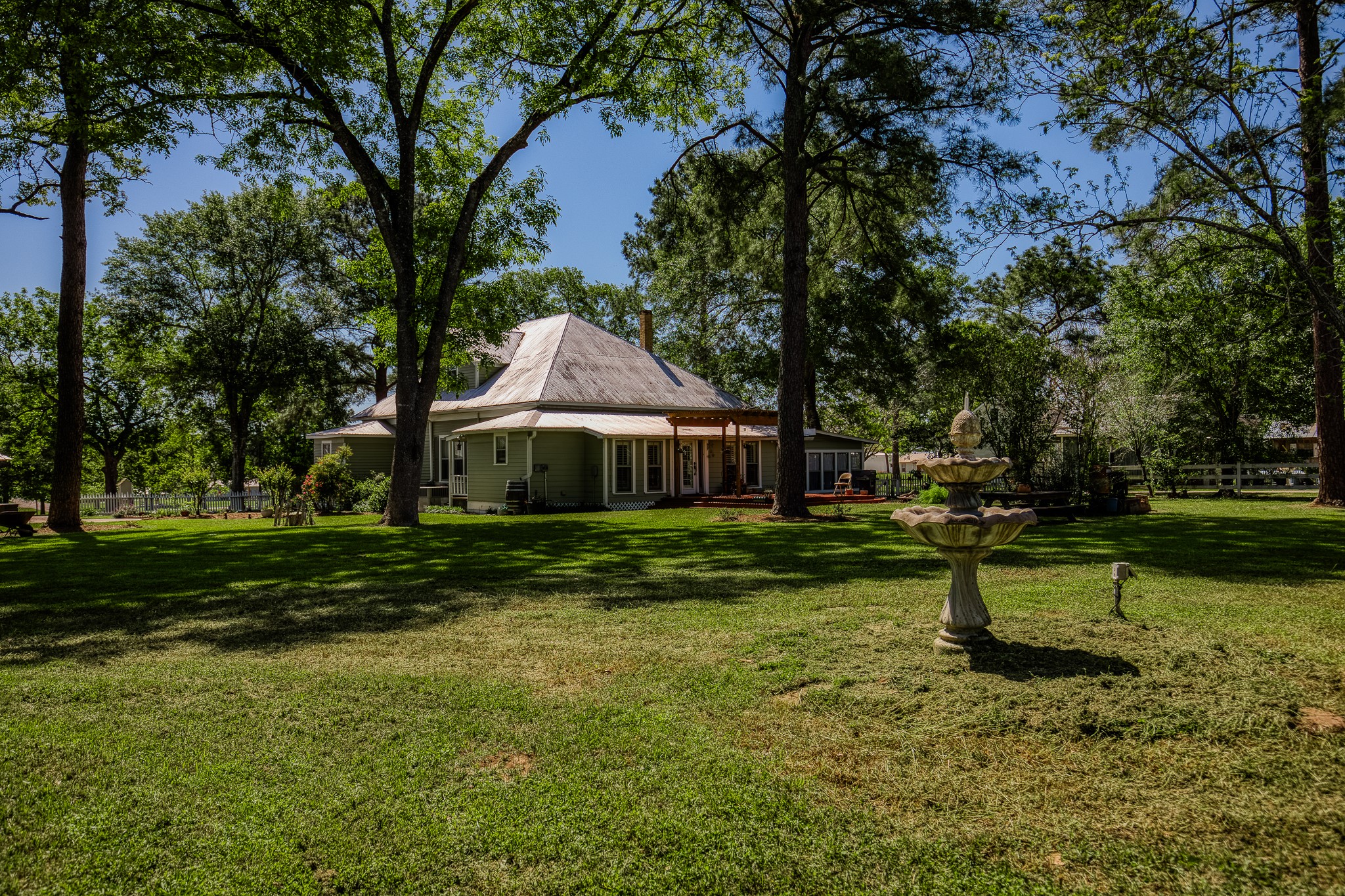 235 Hickory Road New Ulm, TX 78950 - Photo 43 of 43 a view of a garden with swimming pool