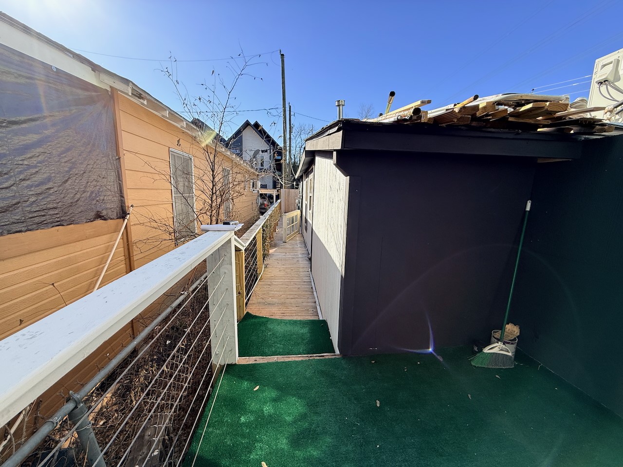 3512 Castor Street Houston, TX 77022 - Photo 23 of 24 a view of outdoor space and deck in the backyard