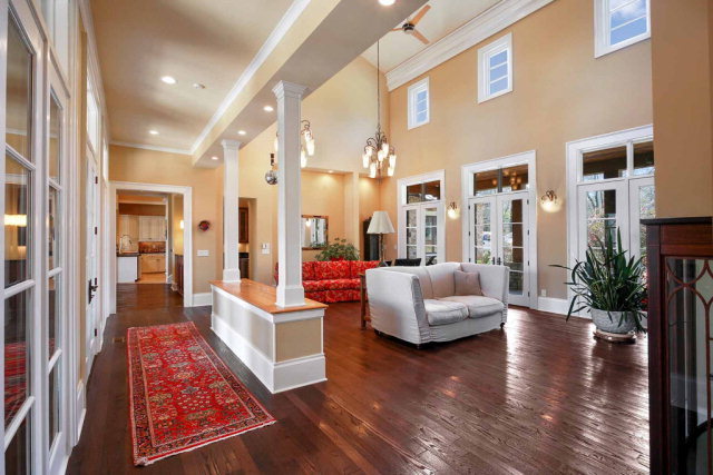 5291 Arkwright Road Macon, GA 31210 - Photo 5 of 24 a living room with furniture and wooden floor