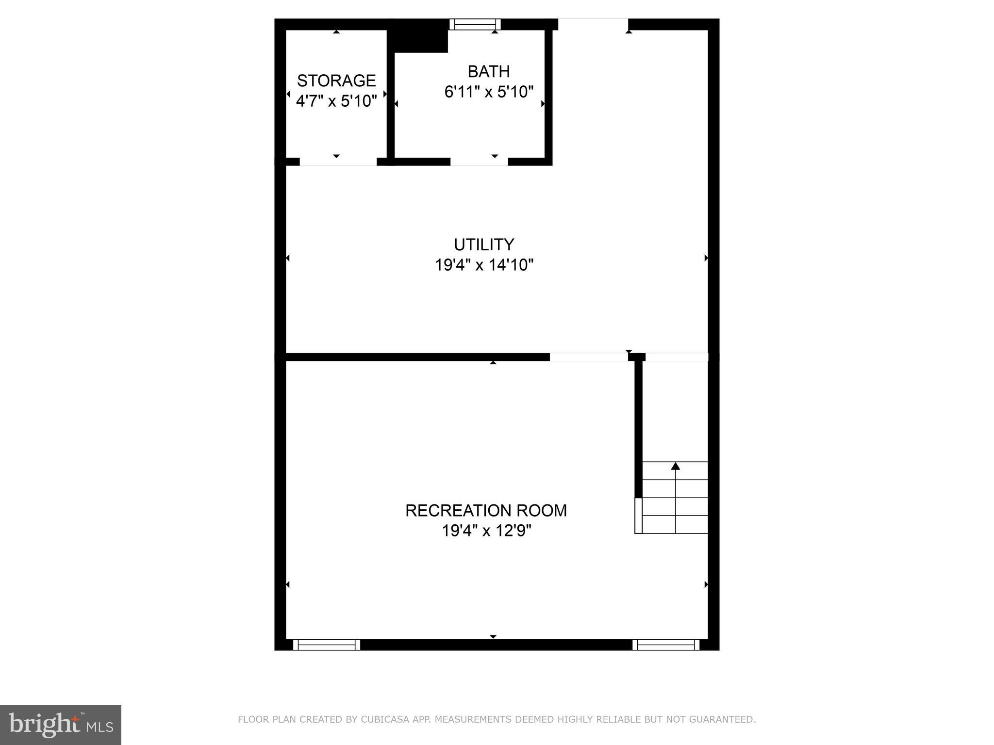 217 Dumbarton Road Baltimore, MD 21212 - Photo 53 of 55 Lower Level Floor Plan