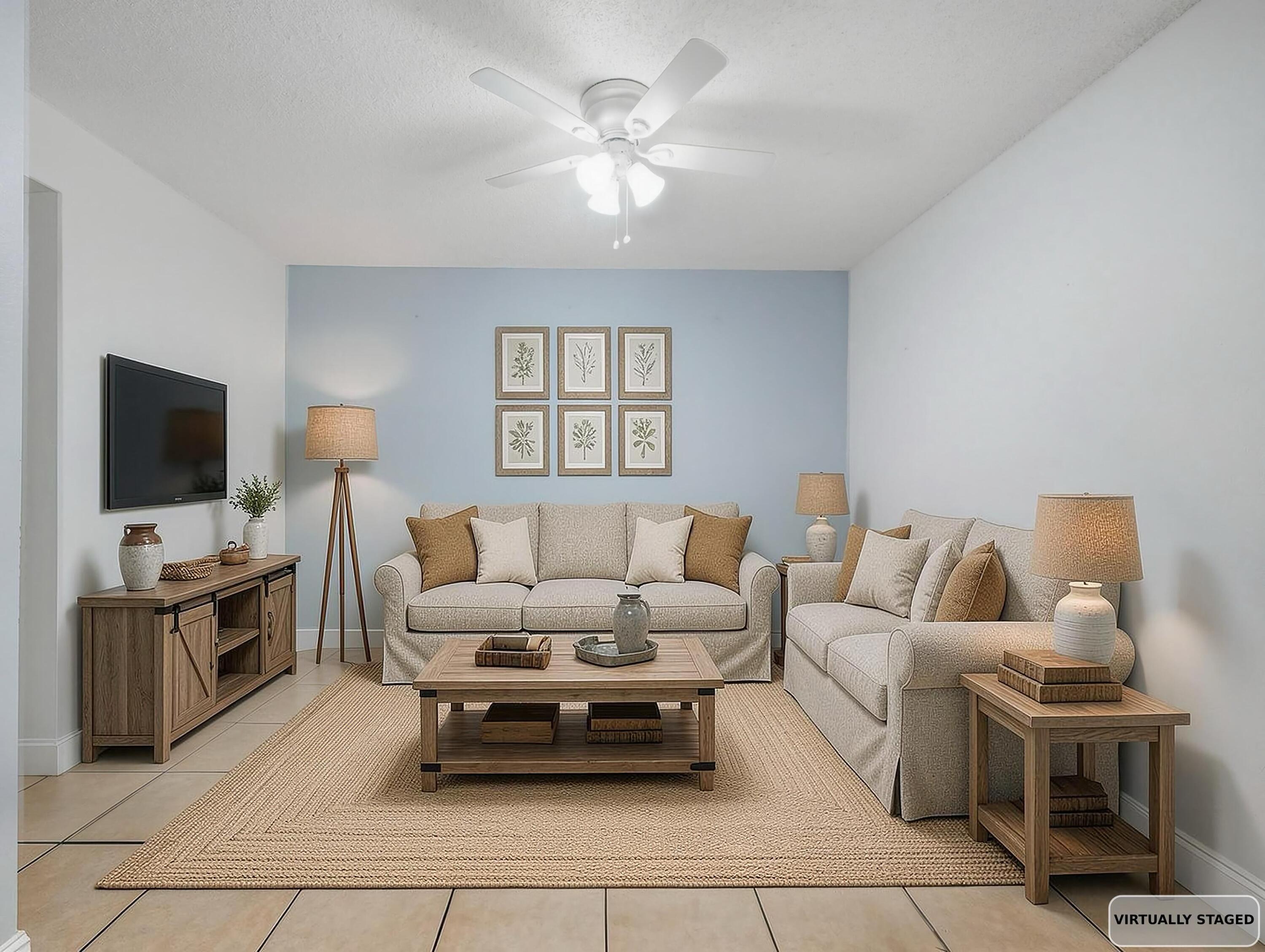 105 Woodland Road Palm Springs, FL 33461 - Photo 9 of 44 Living Staged