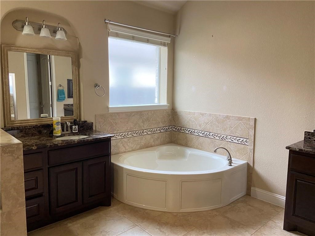 3216 Herradura Drive Cedar Park, TX 78641 - Photo 22 of 35 a bathroom with a bathtub and a sink