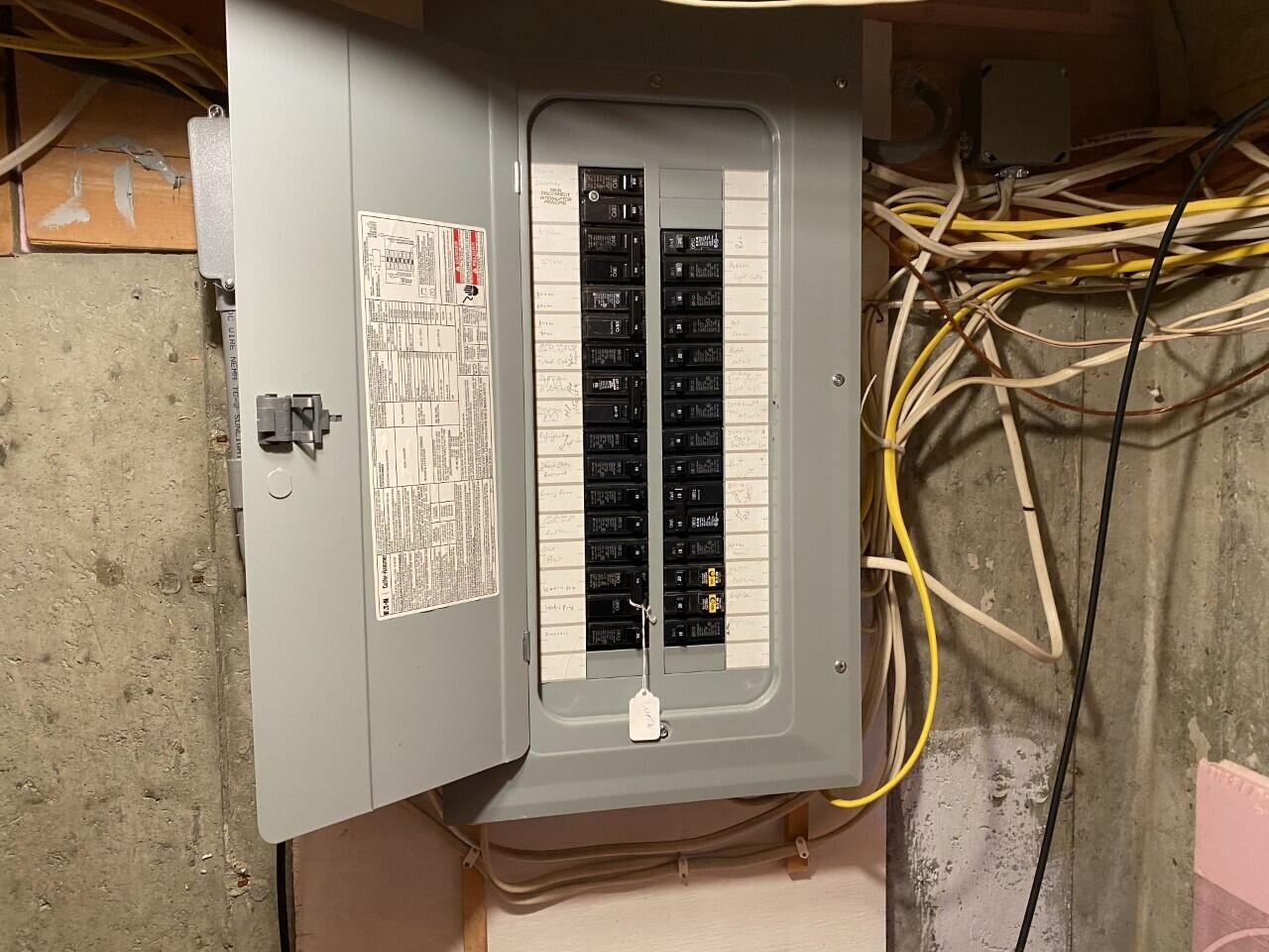 111 Hummingbird Lane Unity, ME 04988 - Photo 40 of 61 Electric panel in basement