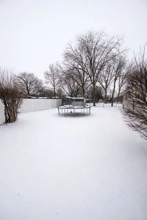 a view of snow covered with snow