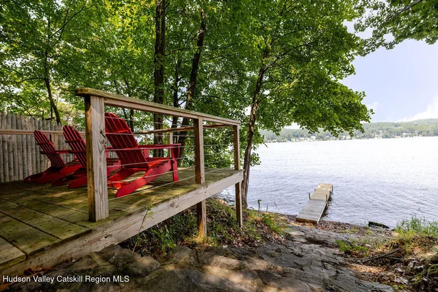 a view of outdoor space with seating